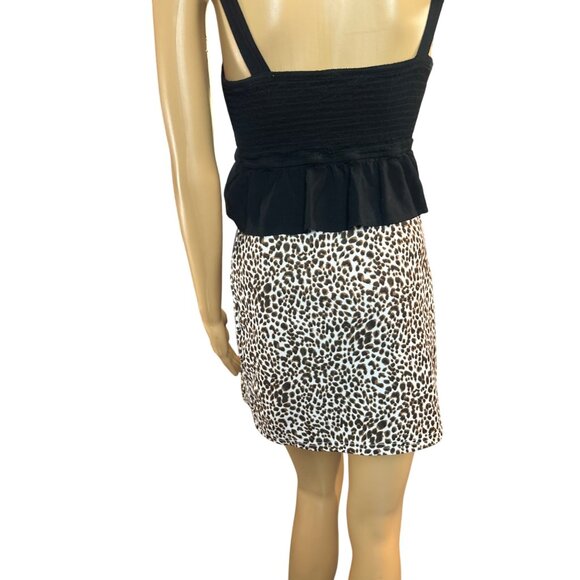 (6 for $25) Shein Leopard Print Stretch Mini Skirt Size Small - Picture 5 of 5